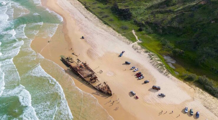 Maheno Shipwreck, Fraser Coast Tourist Guide QLD