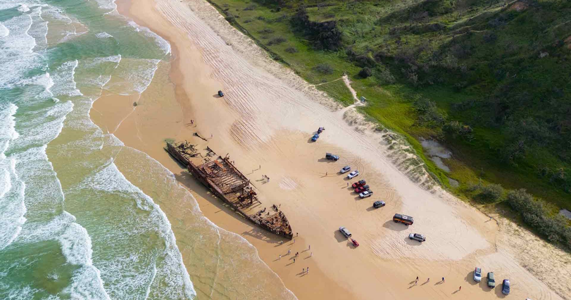 Maheno Shipwreck, Fraser Coast Tourist Guide QLD