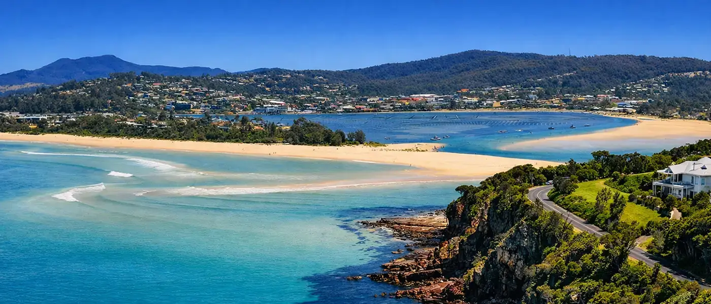 Coastal town of Merimbula