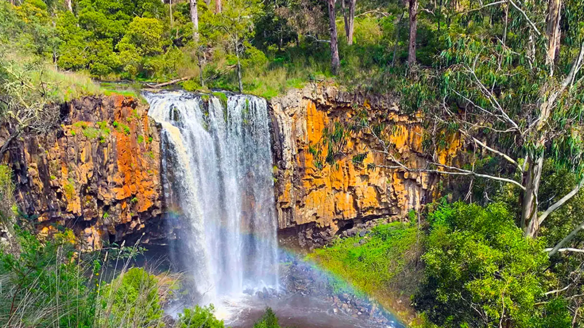 Trentham Falls in the Macedon Ranges Victoria