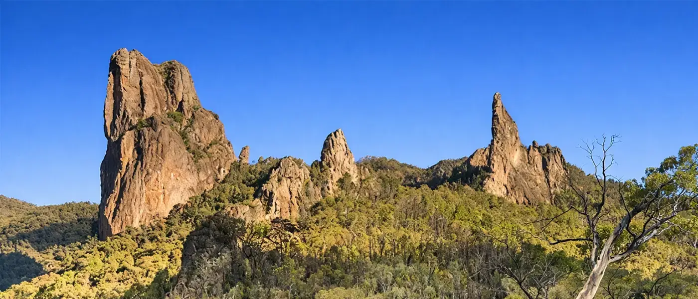 volcanic spires of Warrumbungle National Park